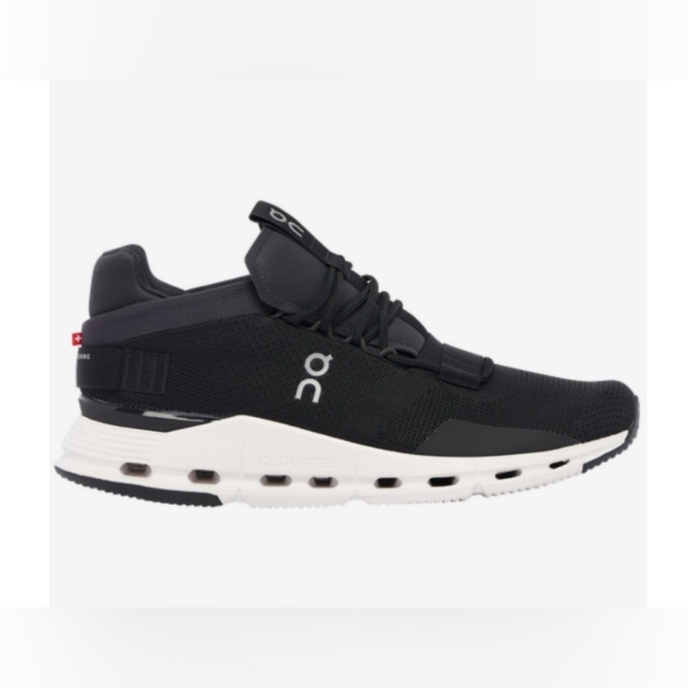 SOLD On cloud cloudnova black white tennis shoes sneakers 6.5